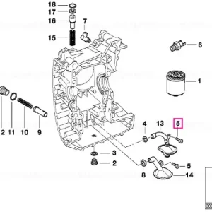 Retur ușor Torx bolt M6X25 - BMW Motorrad