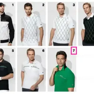 Expediere rapidă Mens Basic Polo, green GOLF 11,XXL - BMW