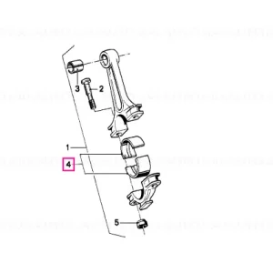 Cel mai vândut Cuzinet lagăr albastru 47,50MM(+0,50) - BMW
