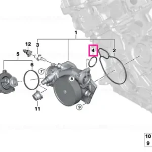 Chilipir O-ring 37,0X4,0MM - BMW