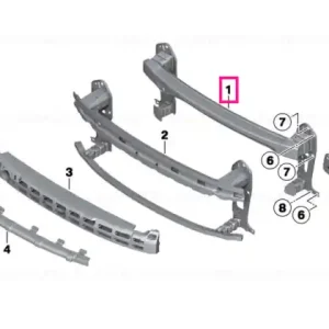 Cumpărături sigure Carrier, bumper front - BMW - Mini