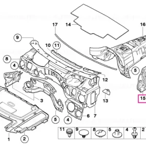Sound insulating door front right - BMW Ofertă specială