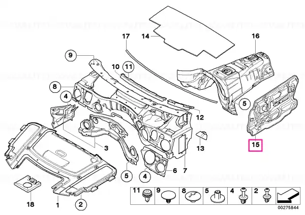 Sound insulating door front right - BMW Ofertă specială