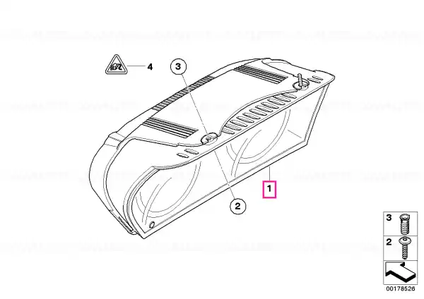 Instruments combination uncoded MPH - BMW Reduceri