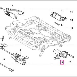 Cumpără acum Drive, seat angle adjustment left - BMW