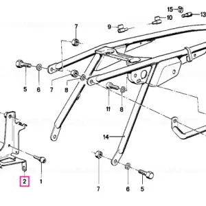 Battery carrier left - BMW Motorrad Reducere specială