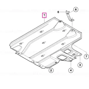 Bestseller Underside panelling, right - BMW - Mini