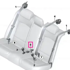 Lower belt rear center - BMW Ofertă limitată