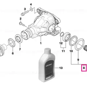 Preț mic Drive flange, output, left - BMW