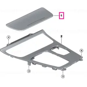 Reducere extra Ornament suport cană SCHWARZ - BMW