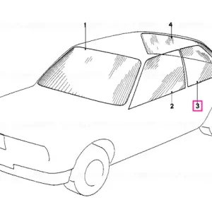Discount Side windwow clear left - BMW