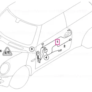 Wiring set HiFi driver's side - BMW - Mini Lichidare de stoc