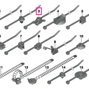 Reducere specială Curea cabluri cu suport L=300MM L= 300MM - BMW