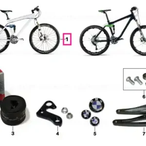 BMW MTB cc xt BMW MTB cc xt WEIß/BLAU / XL Reducere specială