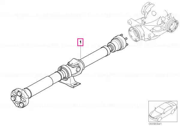 Arbore transmisie manual L=1740MM - BMW Livrare expres