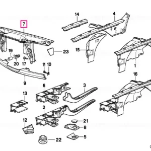 Front panel BASIS - BMW Retur gratuit