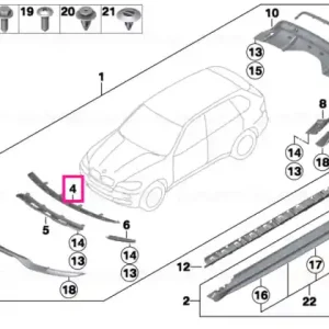 Discount Underride protection, front ERSATZ - BMW