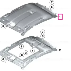 Discount Moulded roof lining EVERESTGRAU - BMW