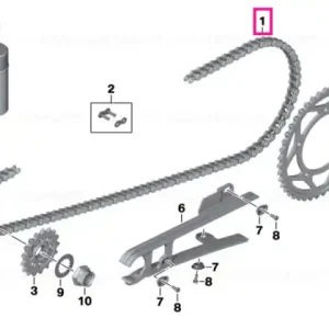 Chain 117 - BMW Motorrad Livrare gratuită