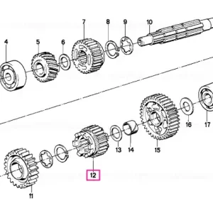 Roata dintata treapta 4 - BMW Motorrad Premium