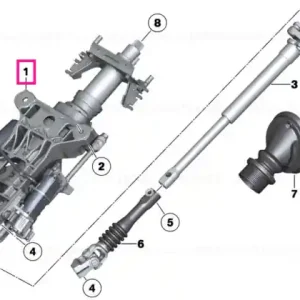 Steering wheel column adjustment,electr. - BMW Disponibil imediat