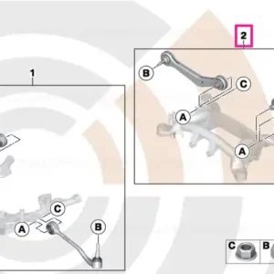 Set, wishbone, rear VALUE LINE - BMW Popular