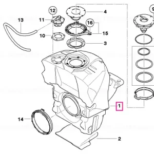 Doar azi Fuel tank - BMW Motorrad