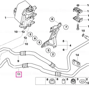 Tub iesire racire ulei - BMW Popular