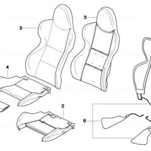 Reducere specială Thigh support upholstery - BMW