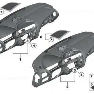 Preferatul clienților Ornament difuzor central - BMW