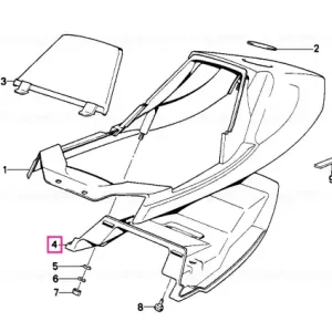 Tail part lower - BMW Motorrad Reduceri