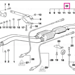 Lichidare de stoc Exhaust support - BMW