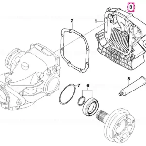 Șurub hex cu șaibă M10X82-10.9ZNS3 - BMW - Mini Retur ușor