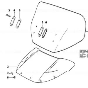 Cel mai bun preț Windshield 6MM - BMW Motorrad