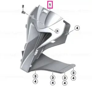 Air-inlet duct - BMW Motorrad Disponibil imediat