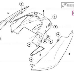 Model lettering F800S, right - BMW Motorrad Popular