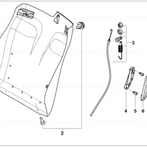 Reducere Rear panel, left CREAMBEIGE - BMW