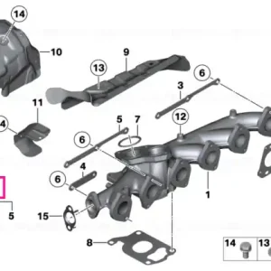 Exhaust manifold - BMW Ofertă exclusivă