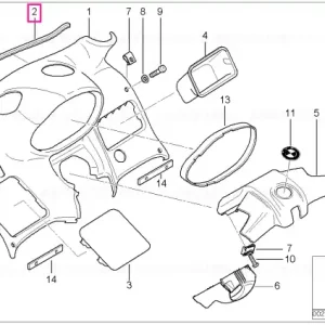 Etanșare acoperire bord - BMW Motorrad Reducere de preț