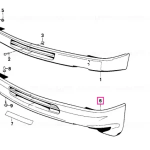 Installing set spoiler front - BMW Calitate înaltă