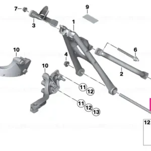 Lichidare de stoc Șurub hexagonal M12X210-10.9-MK - BMW Motorrad