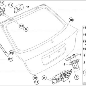 Premium Arc presurizat scurtat L=597MM/680N - BMW