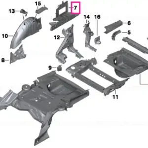 Ultima șansă Trunk floor right - BMW