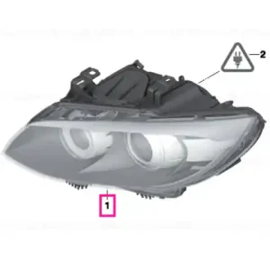 AHL-xenon headlight, left - BMW Reducere