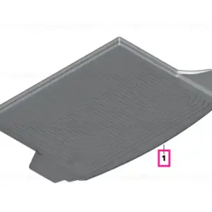 Calitate înaltă Fitted luggage compartment mat - BMW