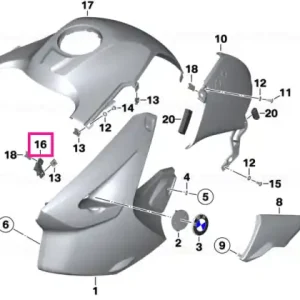 Premium Suport panou dreapta - BMW Motorrad