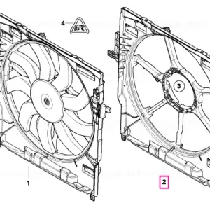 Fan shroud - BMW Reducere extra