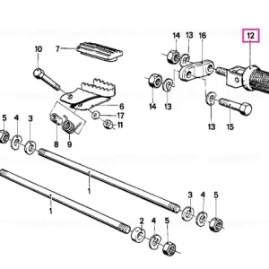 Footrest RUNDE VARIANTE - BMW Motorrad Ieftin