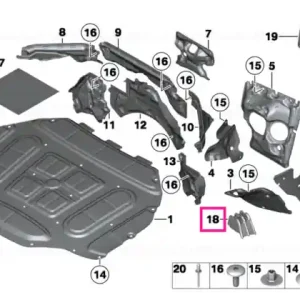 Etanșare stânga - BMW Disponibil imediat