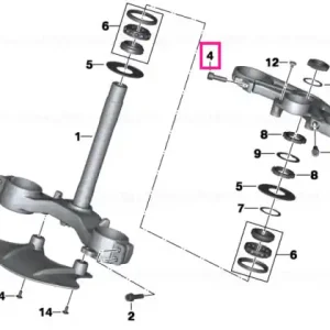 Discount Șurub ISA M8X25-8.8-ZNNIV - BMW Motorrad